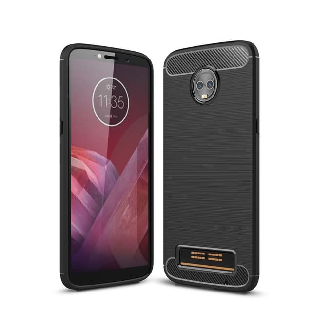 Motorola Moto Z3 Play Karbon fiber Skal - Svart