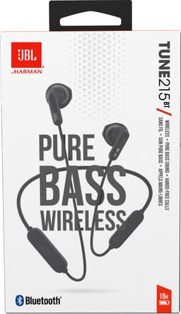 JBL Tune215TBT trådløse in-ear hodetelefoner (sort)