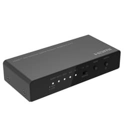 NÖRDIC HDMI 2x2 switch splitter 4K 60Hz YUV 4:4:4 HDCP 2.2 och 1.4 HDR EDID 3D Video 18Gbps