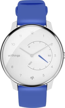 Withings Move ECG analog klocka 38mm (vit/blå)