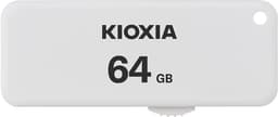 Kioxia TransMemory U203 USB-minne 64 GB (vit)