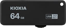 Kioxia TransMemory U365 USB-minne 64 GB (svart)