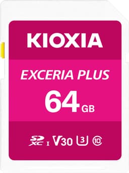 Kioxia Exceria Plus 64 GB SDXC minnekort