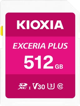 Kioxia Exceria Plus 512GB SDXC minneskort