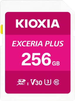 Kioxia Exceria Plus 256 GB SDXC minnekort