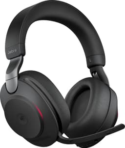 Jabra Evolve2 85 L380a MS Stereo headset med ladestativ (sort)