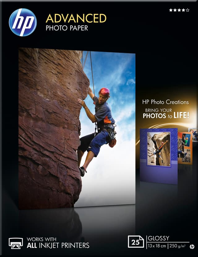 HP Advanced fotopapir Glossy 13x18cm