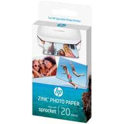 HP ZINK tarrataustainen valokuvapaperi (20 arkkia)