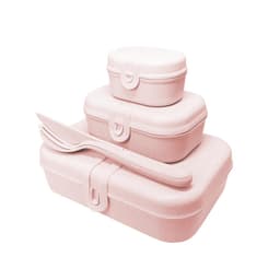 PASCAL READY Set med 3x Matlåda och bestick Organic Pink
