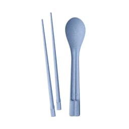 Ätpinnar Set med sked, DYNASTY, Organic Blue 2-pack