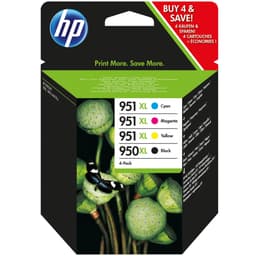 HP Bläckpatroner 950XL Cyan Magenta Gul Svart