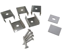 Tilbehørssett til aluminiumsprofil 1612