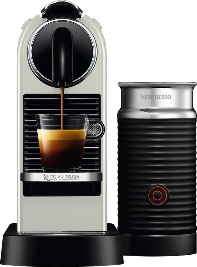 NESPRESSO CitiZ And Milk kaffemaskin av DeLonghi, Vit​