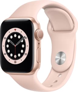 Apple Watch Series 6 40mm GPS (guld alu/rosa sand sportarmband)