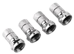 Hama F-kontakter till Satellitkabel 6.8 mm (4st)