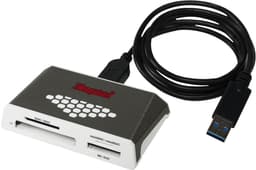 Kingston FCR-HS4 - Extern USB 3.0 minneskortläsare, svart/grå