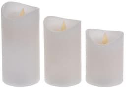 LED Blockljus 3-pack, Dimmer, Timer, Fjärrkontroll