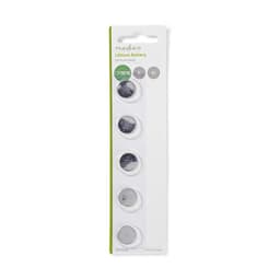 Knappecellebatterier, litium, CR1616 | 3 V | 5 deler | Blister