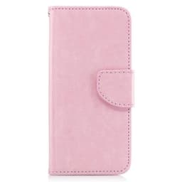Plånboksväska i läderimitation till Samsung Galaxy S8, Rosa