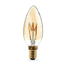 LED-Retrohehkulamppu E14 | Kynttilä | 3 W | 100 lm