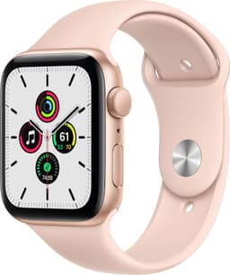 Apple Watch SE 44mm GPS (guld alu/rosa sportarmband)