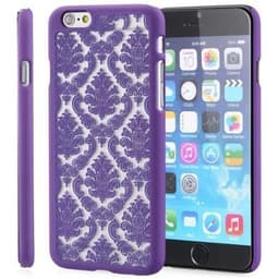 Tunt skal i hårdplast, damask, till iPhone 7/ iPhone 8, Lila