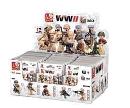 Byggblock WWII Serie Minifigures