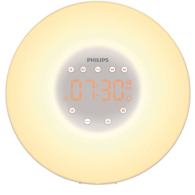 Philips wake-up light HF3505/01 (vit)