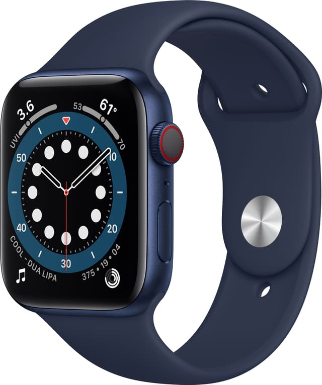 DEMO Apple Watch Series 6 44mm GPS+Cellular (blå alu)