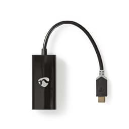 USB Type-C -Sovitinkaapeli | Type-C, Uros - RJ45 (8P8C), Naaras | 0,2 m | Antras