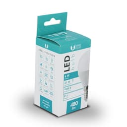 LED-lampa E14 G45 6W 4500K Vit Neutral