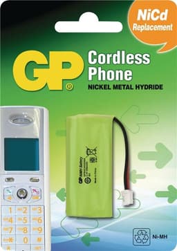 Oppladbare Ni-MH batteri 2.4 V 550 mAh 1-Blister