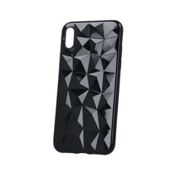 Mjukt TPU skal iPhone 7/ iPhone 8, Geometrisk Svart