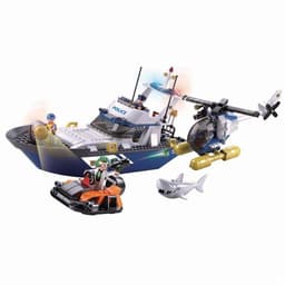 Sluban Byggblock Police Serie Police Boat