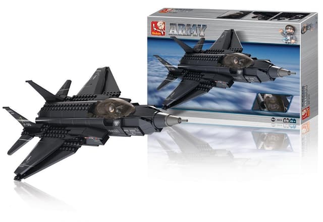 Sluban Building Blocks Army Series Fighter Jet