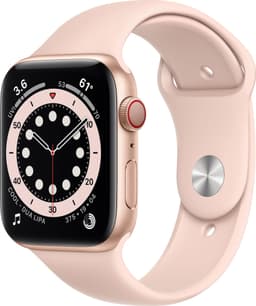 Apple Watch Series 6 44mm GPS+4G LTE (gull alu/sandrosa sportsreim)