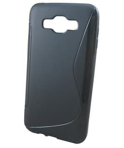 S-case till Samsung Galaxy E7 (Svart)
