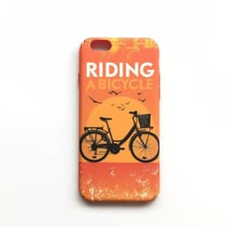 Supertunt skal till iPhone 7/ iPhone 8, Riding A Bicycle