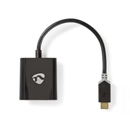 USB Type-C-adapterkabel | Type-C-hanstik - VGA-hunstik | 0,2 m | Antracit