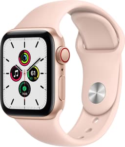 Apple Watch SE 40mm GPS+Cellular (guld alu/rosa sand sportarmband)