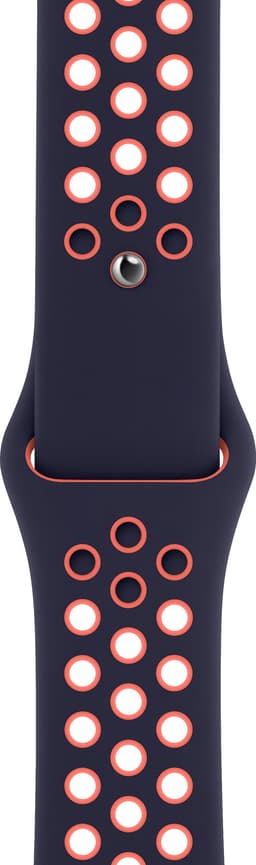 Apple 44 mm Nike Sport Band (Blue Black/Bright Mango)