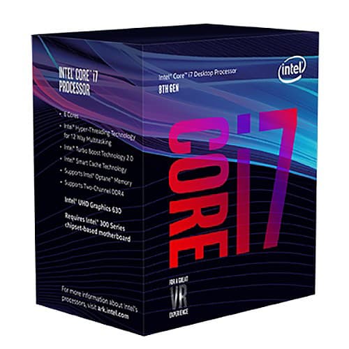Intel Core i7-10700,i7-8700,i5-3570他計9個 Intel Core i7-8700 prosessor (boks) - Elkjøp