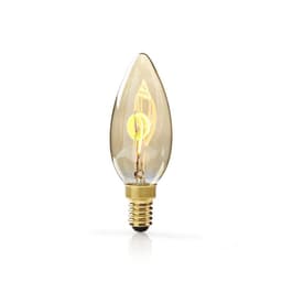 Himmennettävä LED-Vintagehehkulamppu E14 | Kynttilä | 3 W | 100 lm