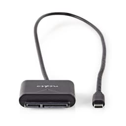Harddiskadapter | USB-C | SATA | Universal | Med strømforsyning