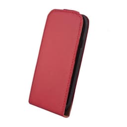 Skyddsväska i konstläder till LG G4, Röd