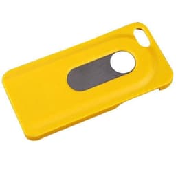 Skal med kapsylöppnare till iPhone 5/5S/SE (Gul)