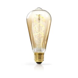Dimbar LED-lampe retro filament, E27 | ST64 | 5 W | 260 lm