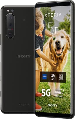 Sony Xperia 5 II 5G smarttelefon (sort)