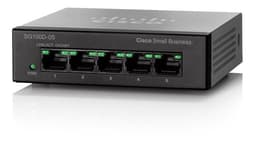 Cisco SG110D-05, verkkokytkin, 5xRJ45, 10/100/1000Mbps, musta