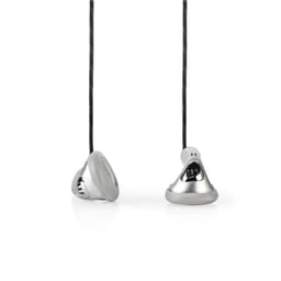 Hörlurar med sladd | 1.2 m rund Kabel | In-ear | Silver